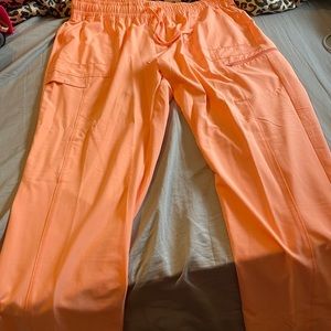 Scrub pants plus size 2x orange brand new